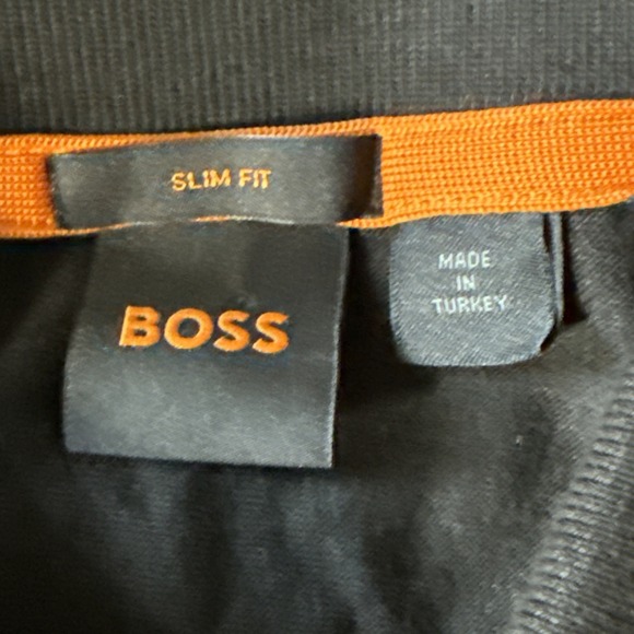 HUGO BOSS POLO BLACK PASSENGER Size Medium 50507803 SLIM FIT - Picture 3 of 10
